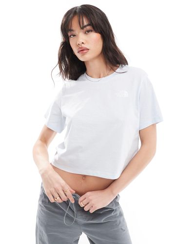 The North Face Simple Dome Cropped Logo T-shirt - White