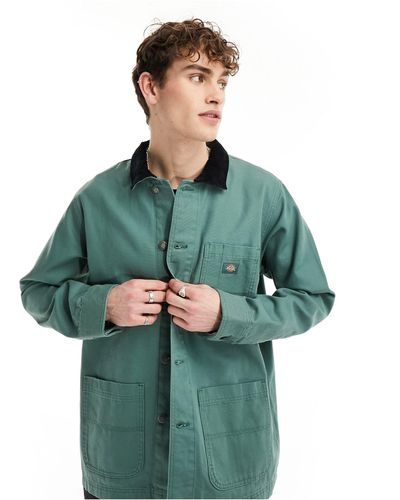 Dickies Duck Canvas Unlined Chore Jacket - Green