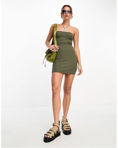 Noisy May Bandeau Mini-jurk Met Textuur - Groen