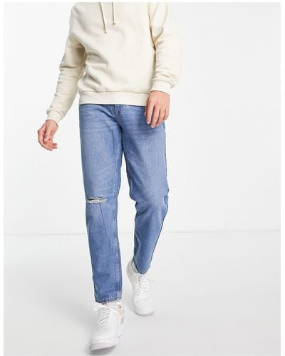 New Look – gerade geschnittene jeans - Blau