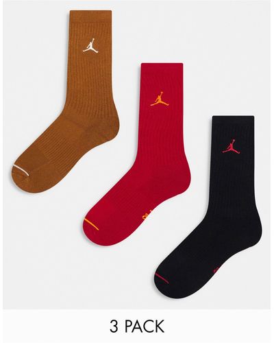 Nike Everyday 3-pack Socks - Red