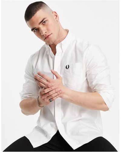 Fred Perry Oxford Overhemd - Naturel