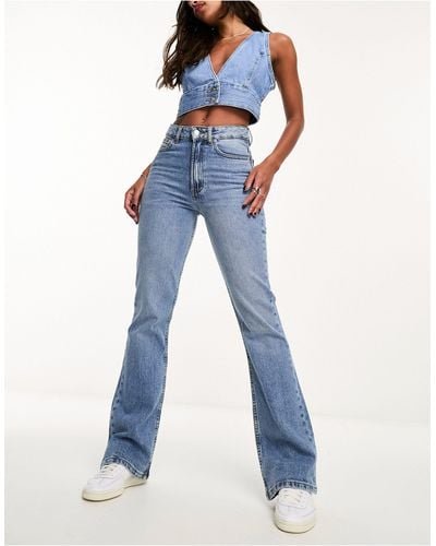 ASOS Jeans a zampa chiaro - Blu