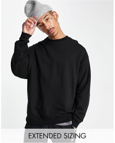 ASOS Oversized Sweatshirt - Zwart
