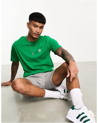 adidas Originals Trefoil Essentials Small Logo T-shirt - Green