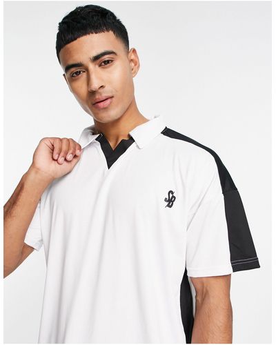 South Beach Short Sleeve Football Jersey T-shirt - White