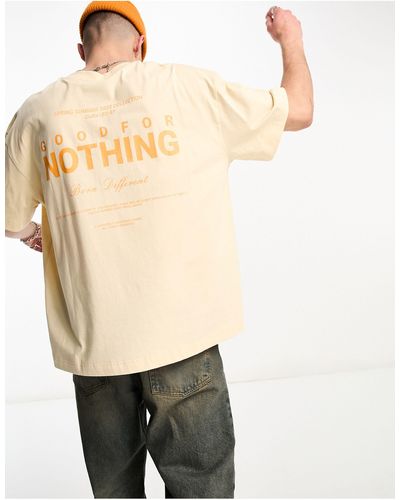 Good For Nothing Oversized T-shirt - Natural