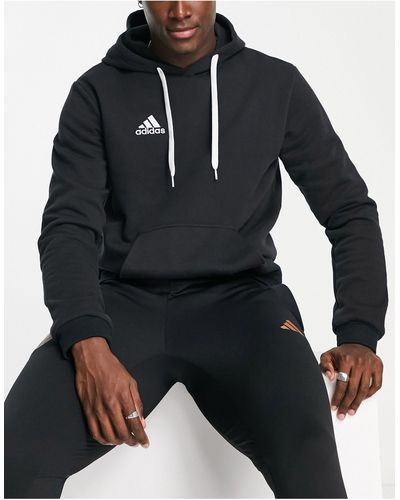 adidas Originals Adidas - football entrada - felpa con cappuccio nera - Nero