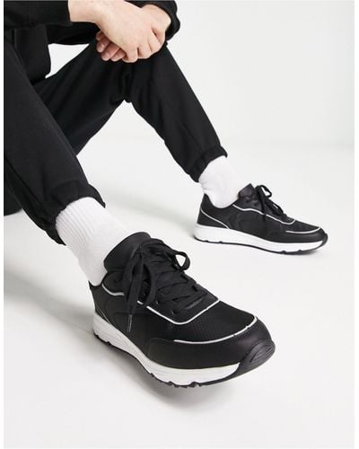 New Look Chunky Paneled Sneaker - Black