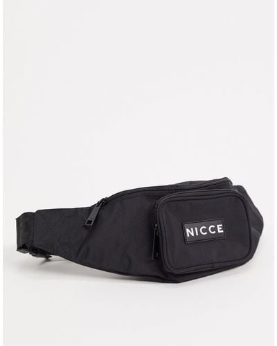 Nicce London Finess Harness Bag With Logo - Black