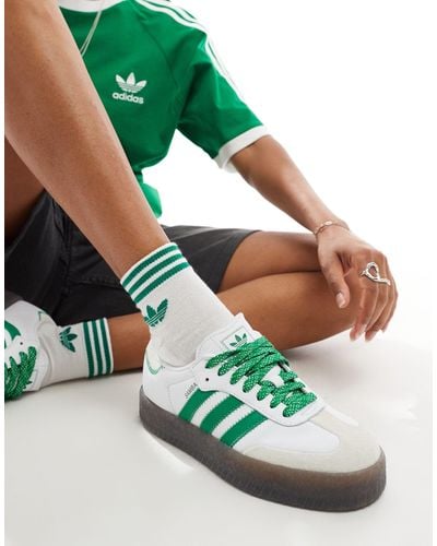 adidas Originals Sambae Trainers - Green