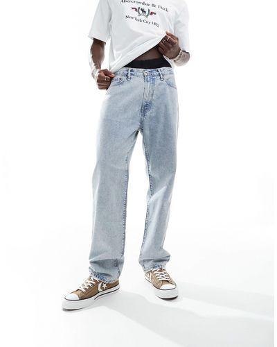 Abercrombie & Fitch – leichte jeans - Blau