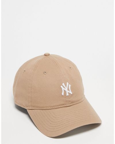 KTZ 9twenty - cappellino beige slavato con logo piccolo dei new york yankees - Neutro