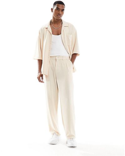 Sixth June Co-ord Textured Pants - White