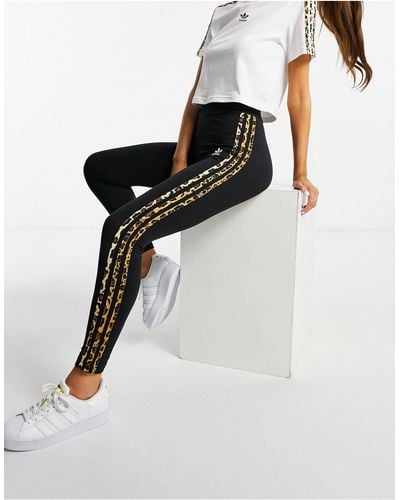 adidas Originals 'leopard Luxe' leggings - Black
