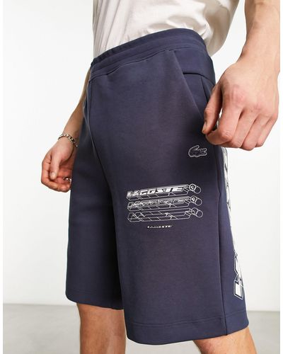 Lacoste Large Logo Shorts - Blue