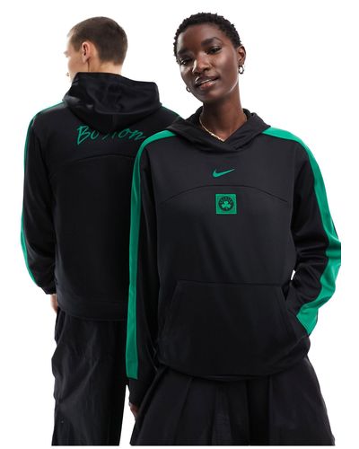 Nike Basketball Nba Boston Celtics Unisex Starting 5 Hoodie - Black