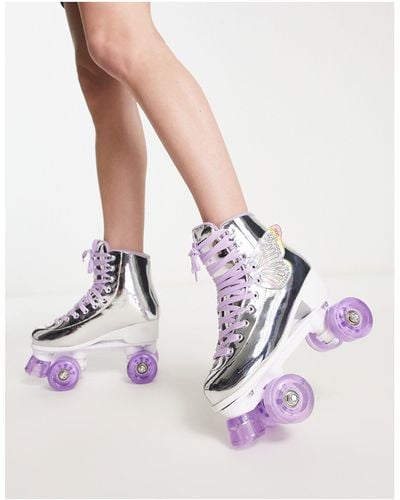 Daisy Street Exclusive Roller Skates - Pink