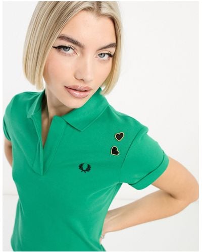 Fred Perry X amy winehouse - polo - Verde
