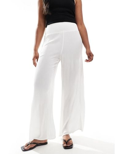 Superdry Beach Trousers - White