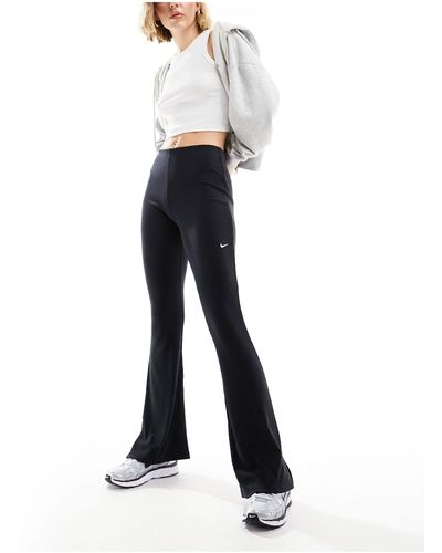 Nike Mini-ribbed Flared leggings - Black