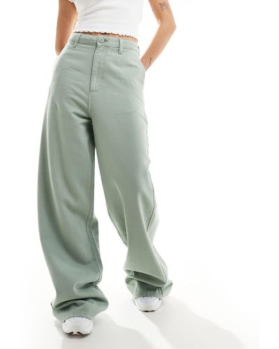 Lee Jeans Pantalon chino décontracté - gris clair - Vert