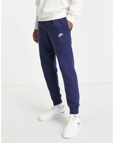Nike Club - joggers con elastico sul fondo - Blu