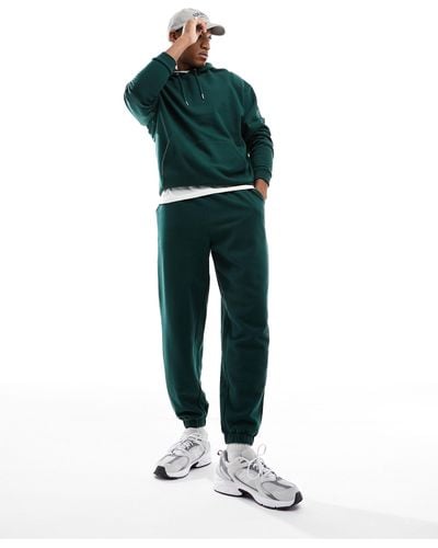 ASOS Tracksuit With Oversized Hoodie And jogger - Green