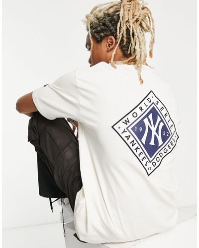 KTZ New York Yankees - T-shirt Met Archiefpatch - Wit