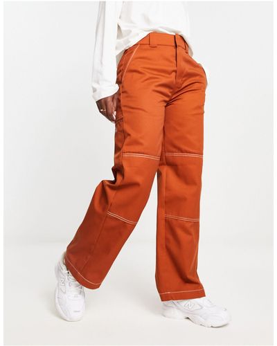 Dickies Pantalones marrones sawyerville - Naranja
