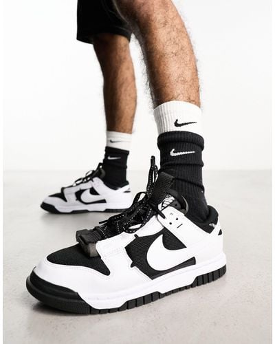 Nike Dunk Low Jumbo Sneakers And White - Black
