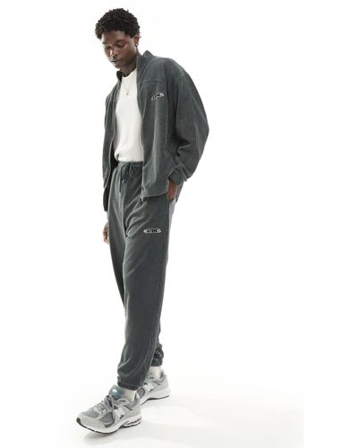 ASOS Oversized Ribbed Velour sweatpants - Gray