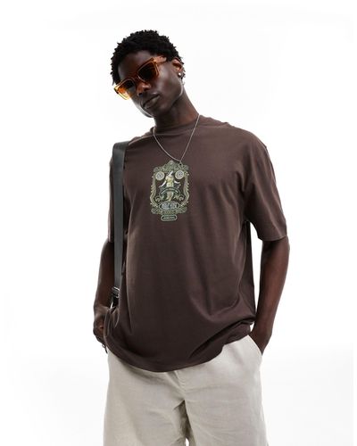ASOS Oversized T-shirt - Brown