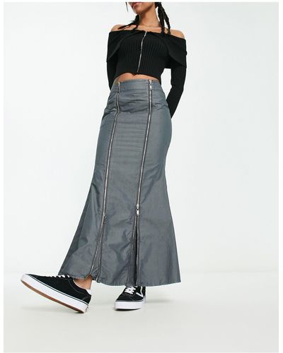 Gray Collusion Skirts for Women | Lyst