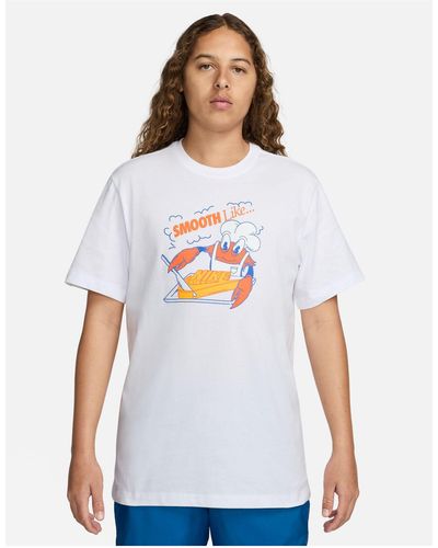 Nike T-shirt unisexe à imprimé chef - Blanc