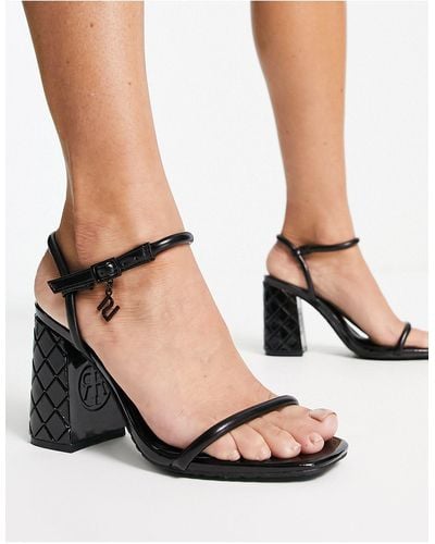 River island block heel sandals hot sale