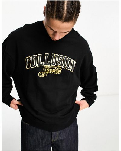 Collusion – sweatshirt - Schwarz