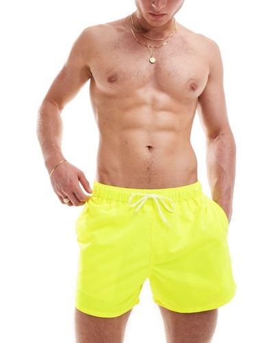 ASOS Swim Shorts - Yellow