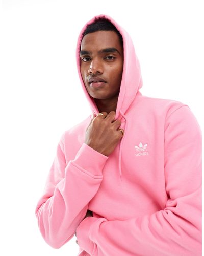 adidas Originals – kapuzenpullover mit trefoil-logo - Pink