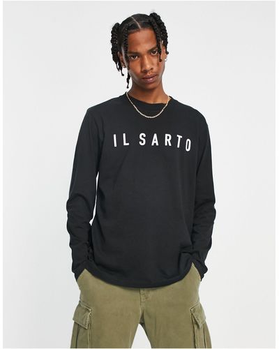 Il Sarto Core - T-shirt Met Lange Mouwen - Grijs