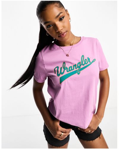 Wrangler Logo T-shirt - Pink
