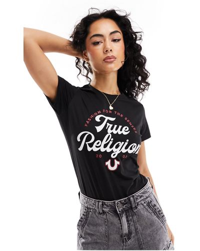 True Religion Logo Tee - Black