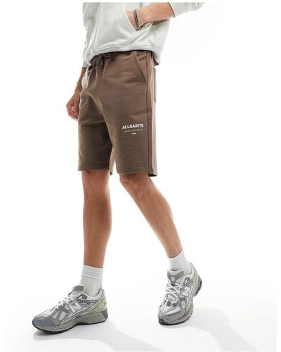 AllSaints Underground Sweat Shorts - White