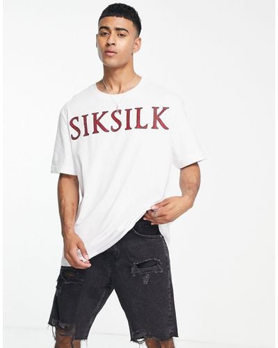 SIKSILK Oversized T-shirt - White