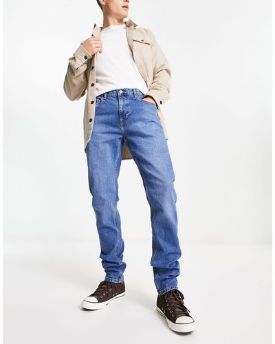 Dr. Denim Dr. denim - clark - jeans slim lavaggio medio - Blu