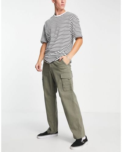ADPT Wide Fit Cargo Trousers - Green