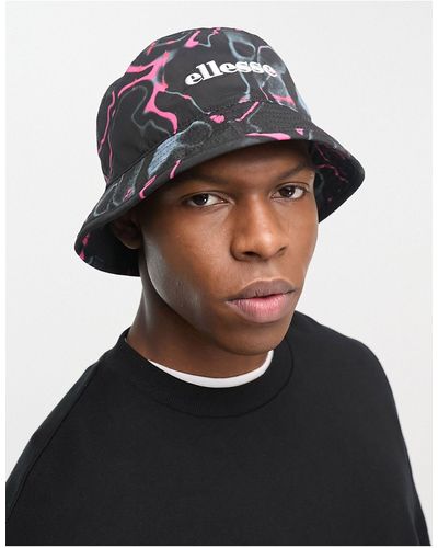 Ellesse Mesa - Bucket Hat Met Zuurprint - Zwart