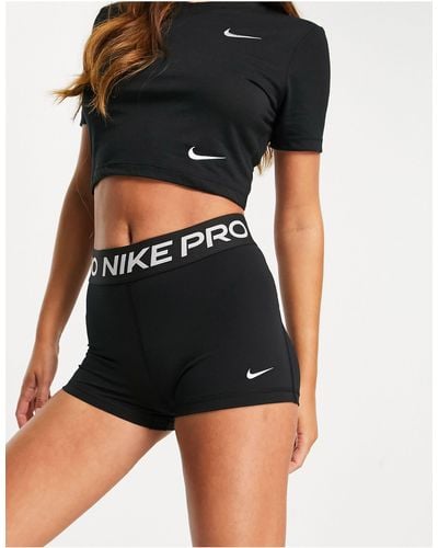 Nike Pro 365 - pantaloncini neri da 3" - Nero