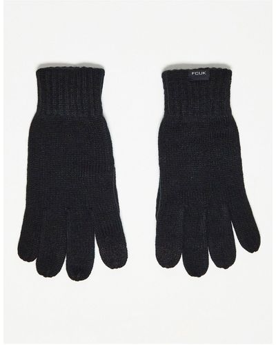 French Connection Guantes s para pantalla táctil - Negro