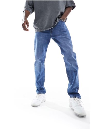 Lee Jeans Rider - jean slim délavage moyen - lunatique - Bleu